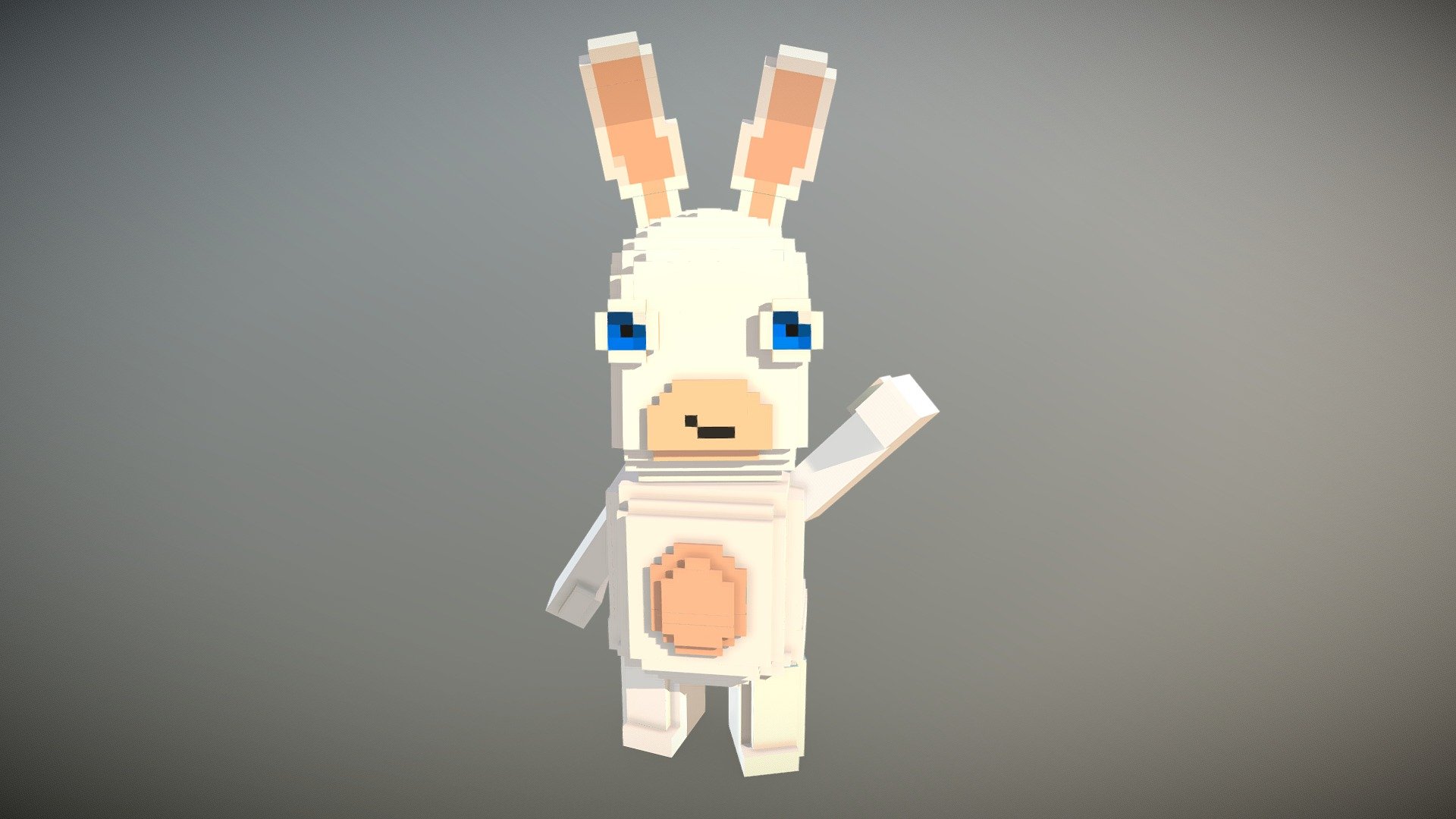 Rabbids New Model (WITH 1 POSE) - 3D model by RaymanSSB [38ed98e ...