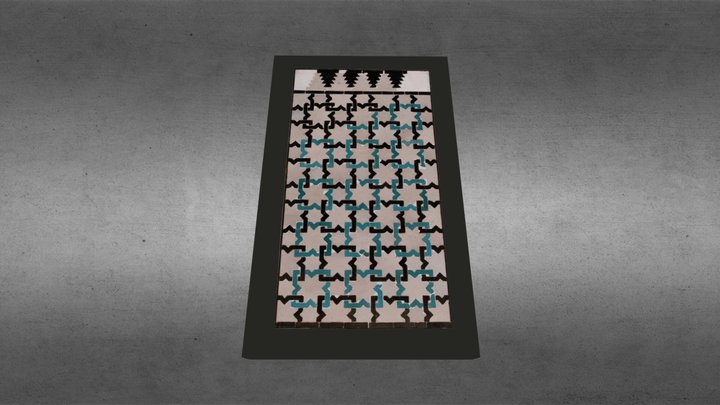 Tile panel 2 3D Model