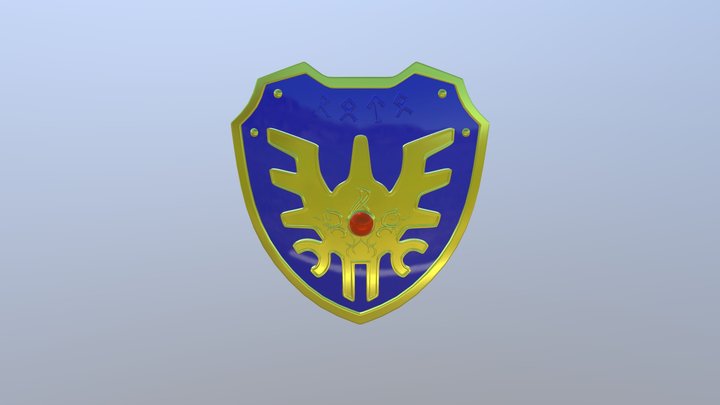 Erdrick's Shield 3D Model
