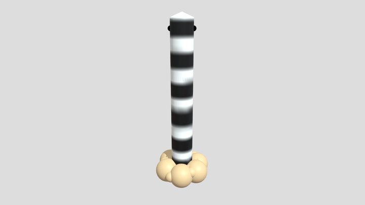 WORM (Spotted garden eel) 3D Model
