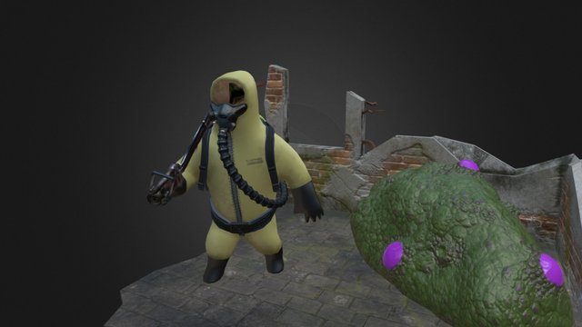 Hazardous Environment 3D Model