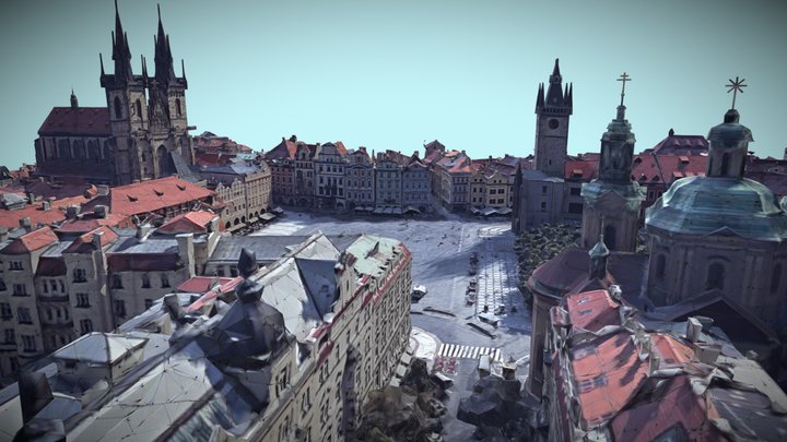 Old Town Square, Prague, Czech Republic – Kostenloses 3D-Modell STL