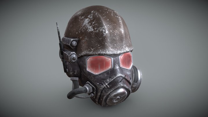 NCR Ranger Helmet 3D Model