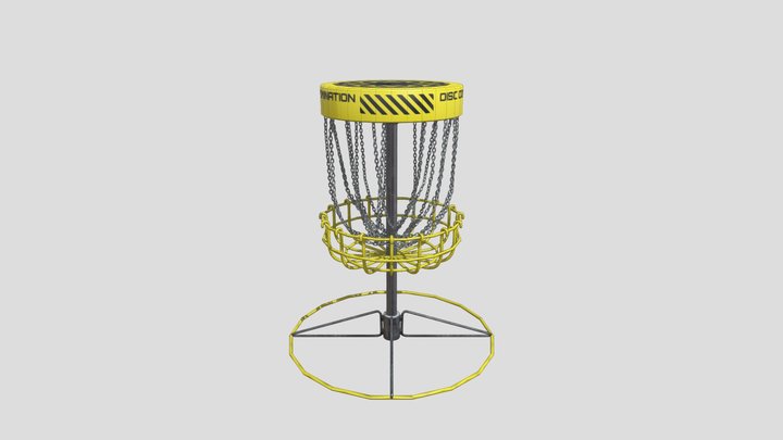 Disc Golf Goal 3D Model