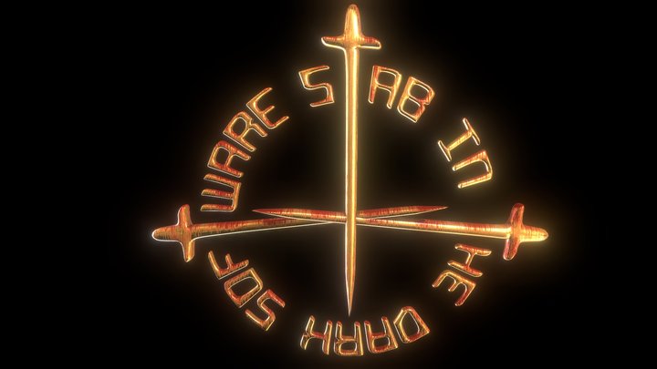 PBR SITDS Logo 3D Model