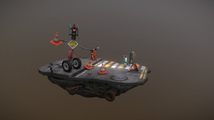 A litle story 3D Model