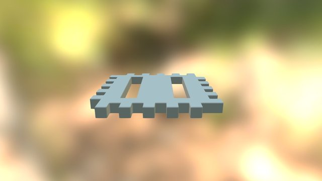 3D Model Facelet Electropermanent Magnet 3D Model