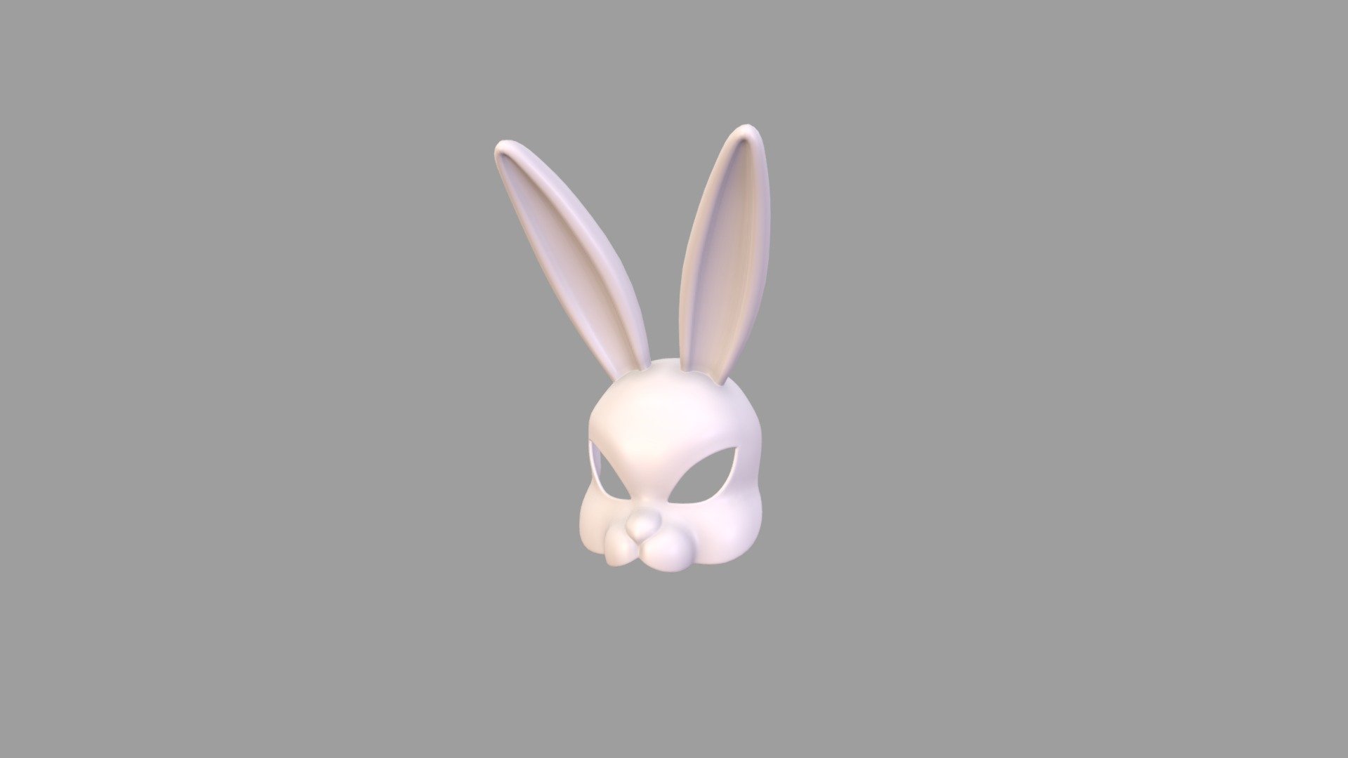 3d rabbit mask