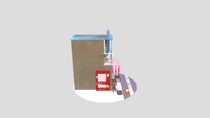 Little Tokyo Storefront 3D Model