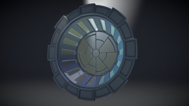Star Wars Death Star - Throne Room Window 3D Model