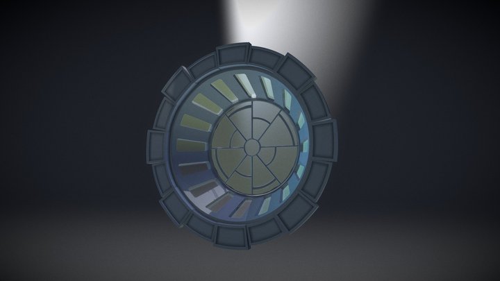 Star Wars Death Star - Throne Room Window 3D Model