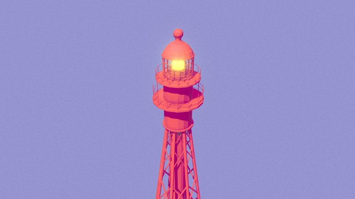 São Tomé Lighthouse - Brazil 3D Model