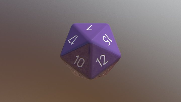 D20 3D Model