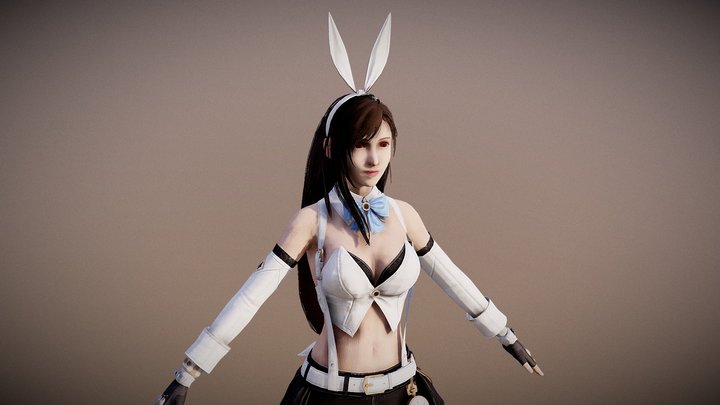 FFVII Ever Crisis - Tifa (Bunny Bustier) - Download Free 3D model
