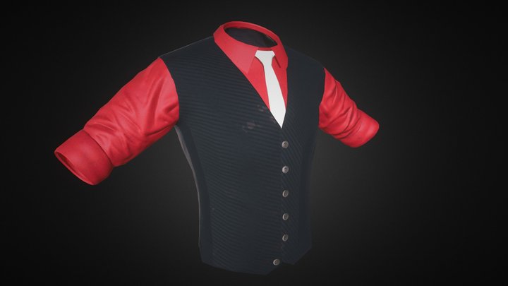 Ludlow Vest and Shirt 3D Model