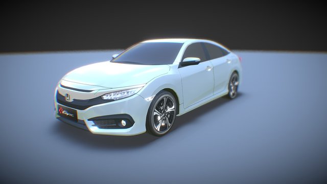 New Civic 2016 3D Model