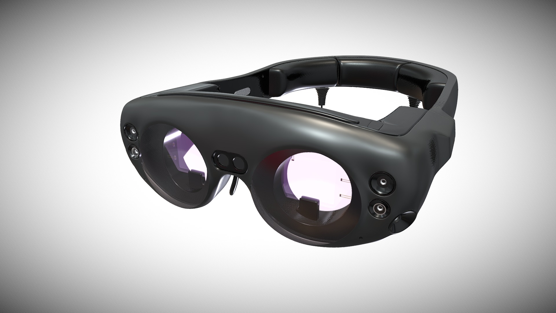 3D model Magic Leap One - This is a 3D model of the Magic Leap One. The 3D model is about a pair of sunglasses.