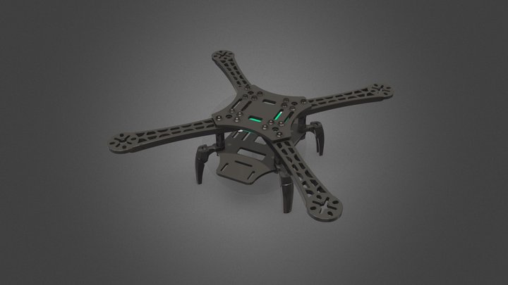 Mini Flamewheel 250 3D Model