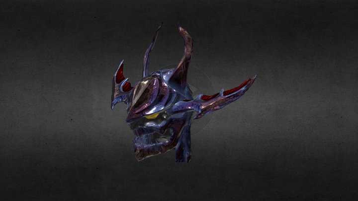 Demon Helmet 3D Model