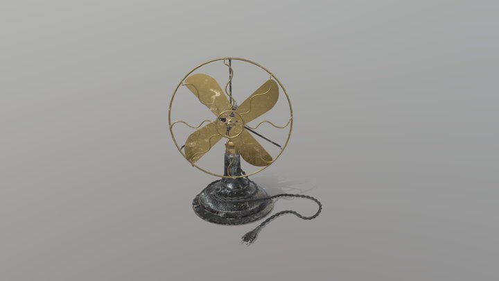 Dusty fan 3D Model