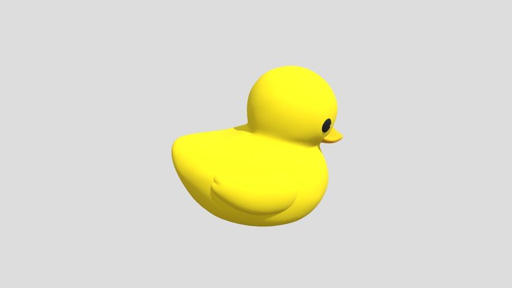 Animated Duck 3D Model