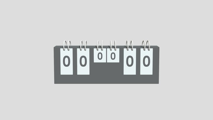 Scoreboard 3D Model