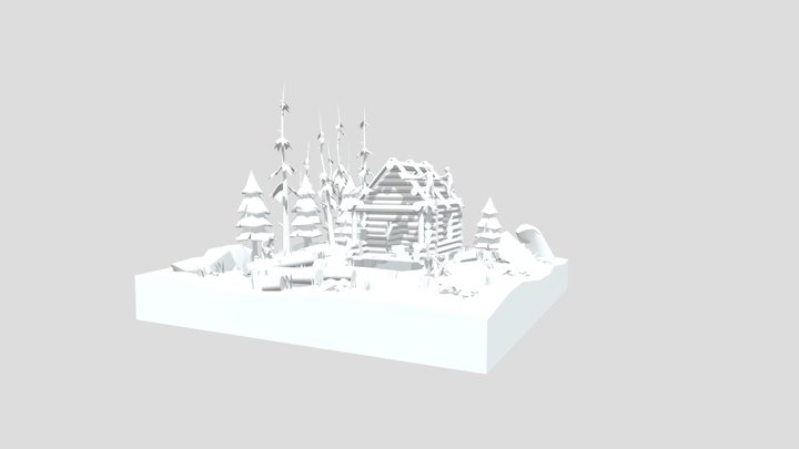 Low Poly Construction 3D Model