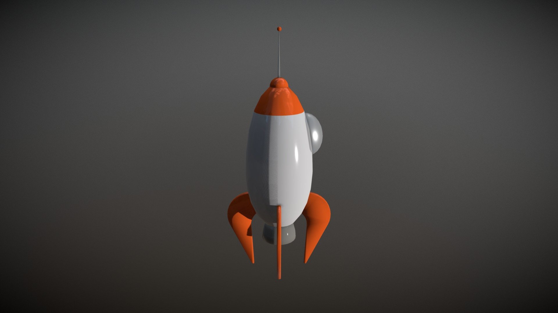 Cartoony Rocket