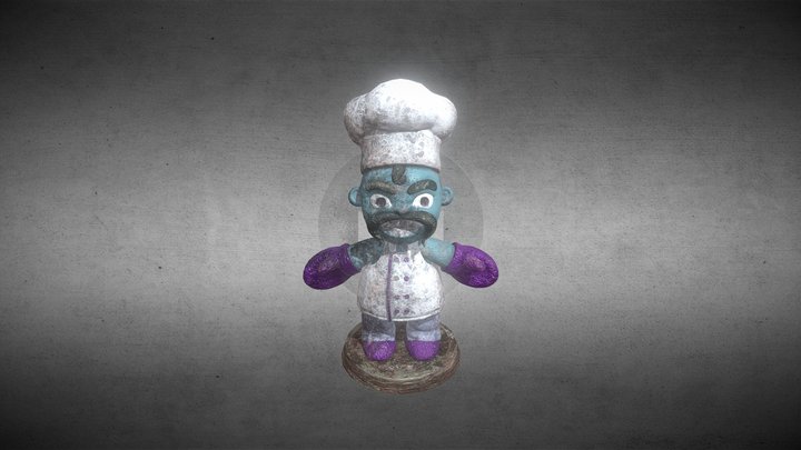 MuffinMan_August8th_Low 3D Model