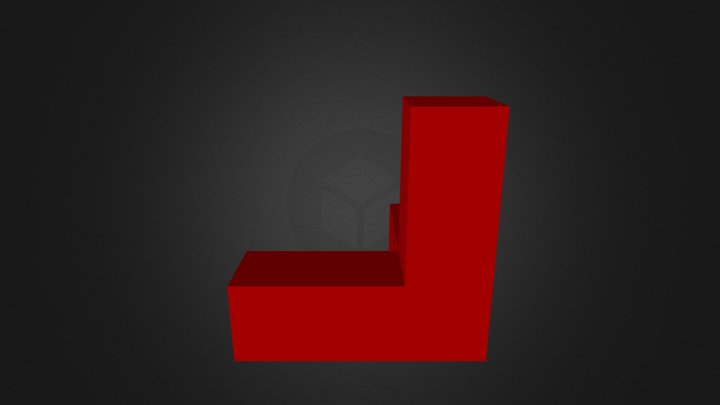 Red Part 3D Model