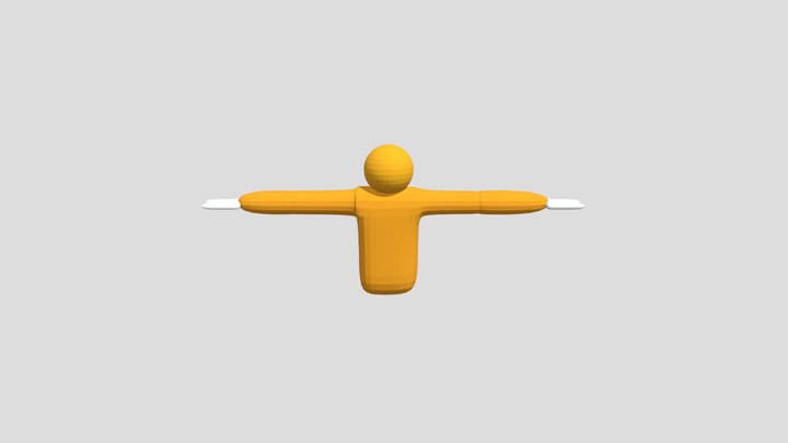 Gorilla Tag Playermodel 3D Model