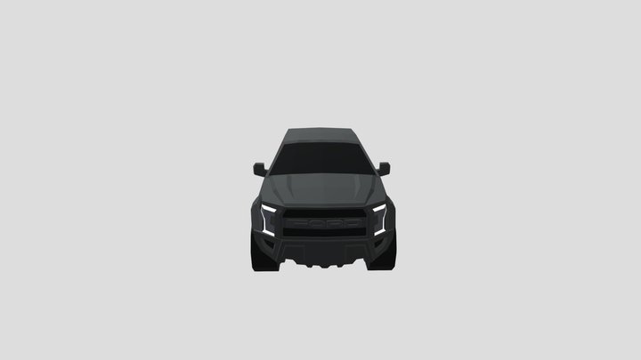 Lowpoly Ford Raptor 3D Model