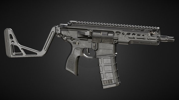 SIG SAUER MCX RATTLER LT 3D Model