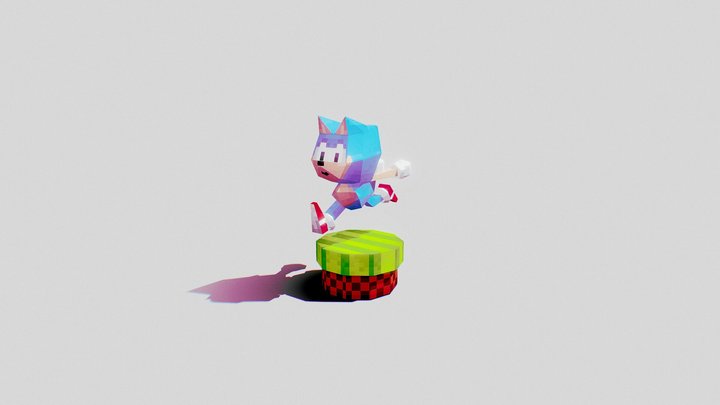 Sonic The Hedgehog 3D Model