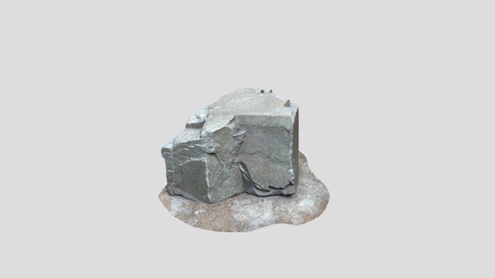 Large Boulder 3D Model