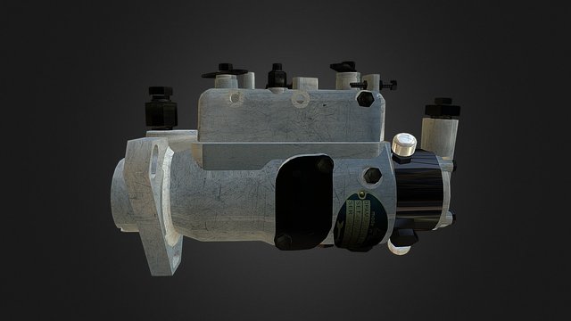 Rotary Fuel Injection Pump 3D Model