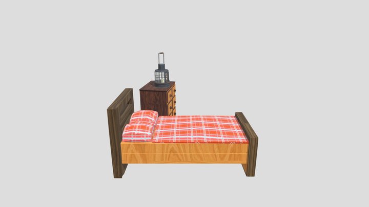 By the ocean - 3 simple props 3D Model