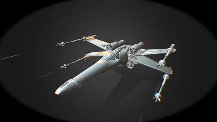 Xwing Sketchfab 02 3D Model