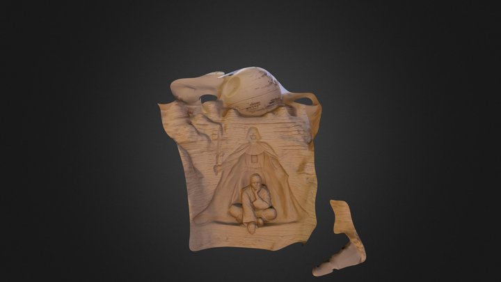 Anakin In The Shadow Of Darth At Sandworld 3D Model