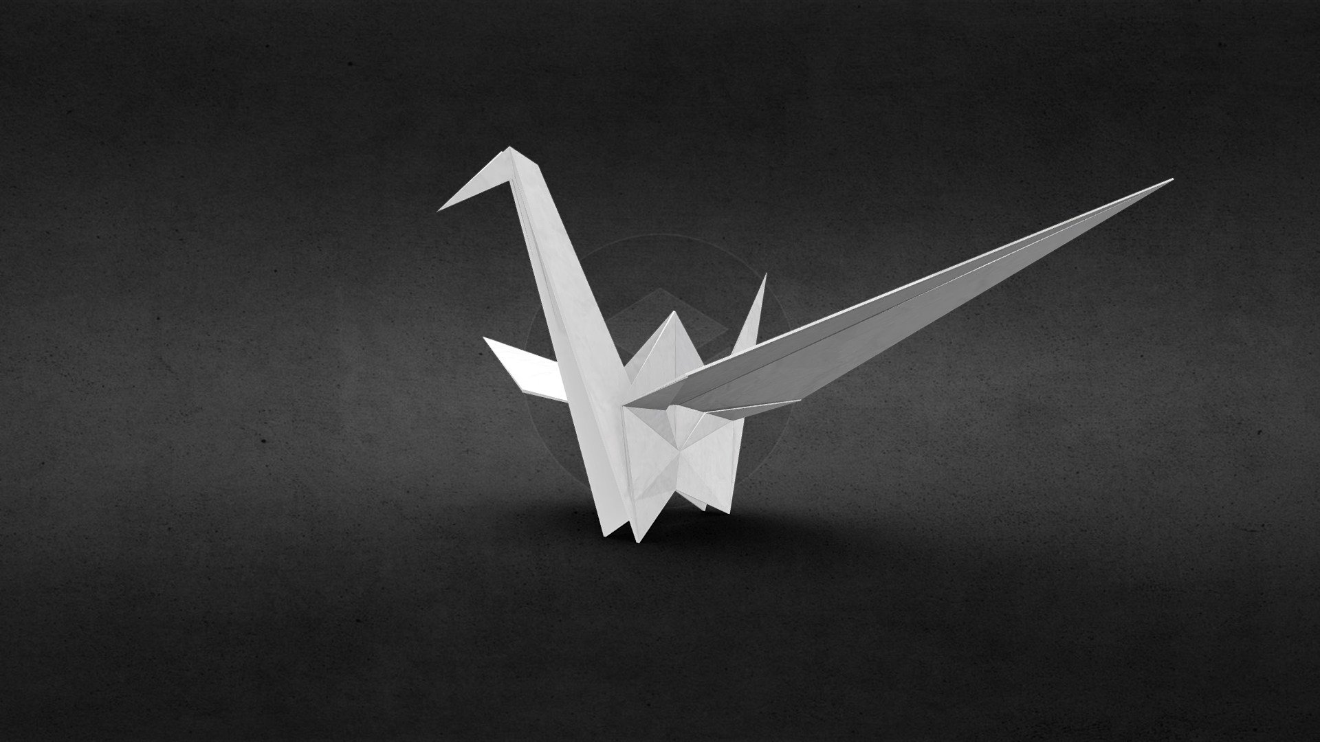 3d Origami Crane Download Free 3d Model By Juang3d Juang3d
