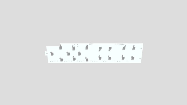 OBJ_PCB_C-touch Control Panel 3D Model