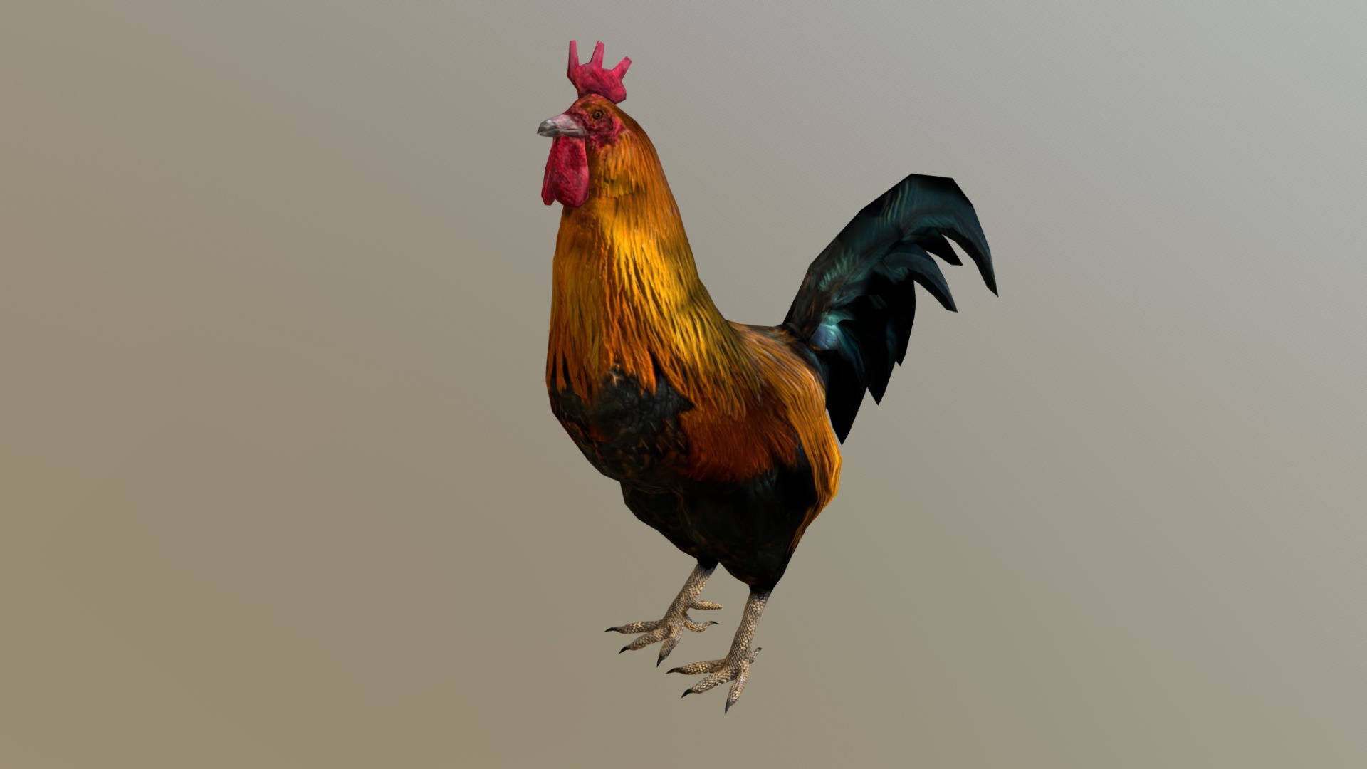 Rooster - Buy Royalty Free 3D model by 3dlowpoly [38ff414] - Sketchfab ...