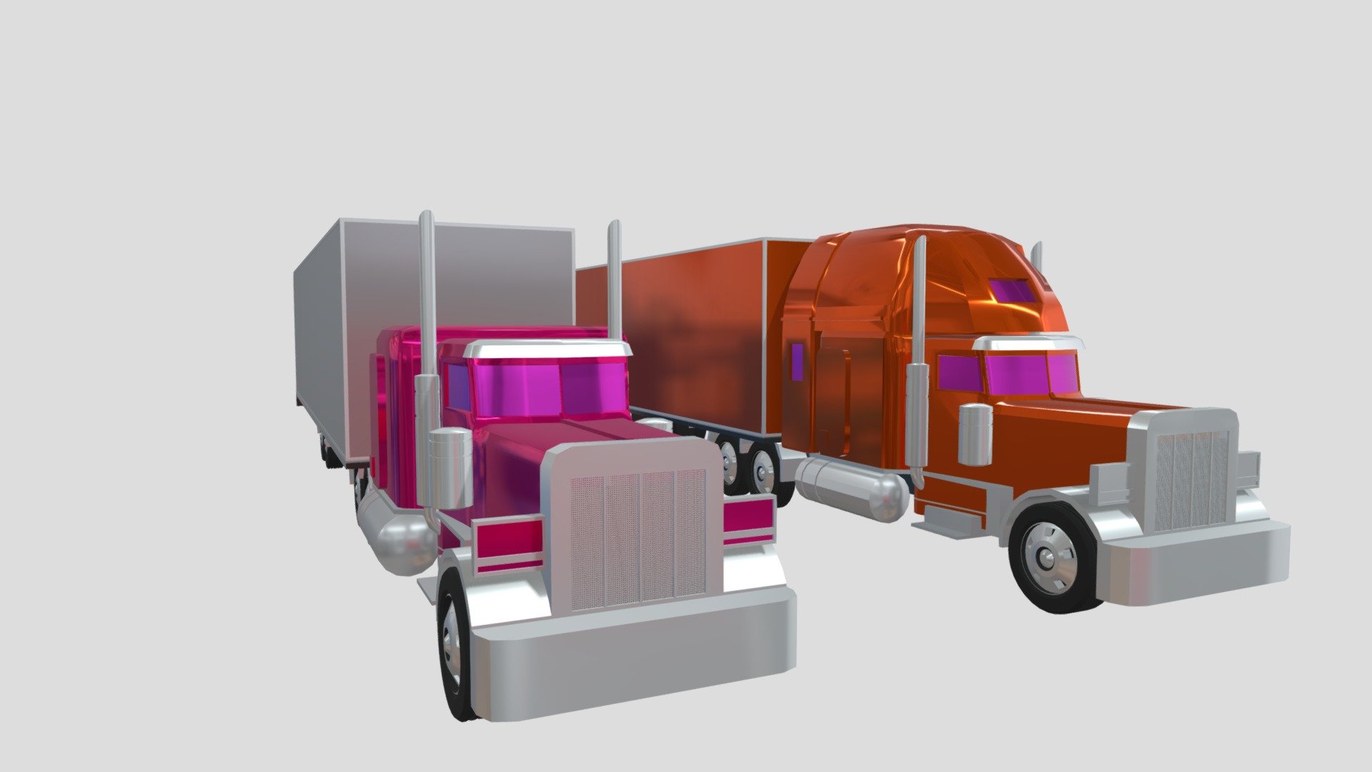 Trailer Low Poly
