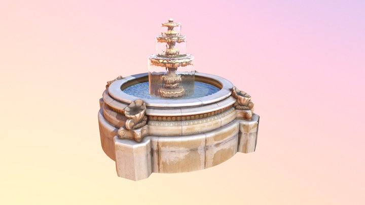 Fountain – Kostenloses 3D-Modell STL