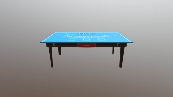 Rust: Blackjack Table 3D Model