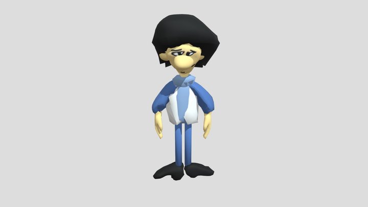 Beatles Cartoon Ringo Starr (not rigged yet) 3D Model