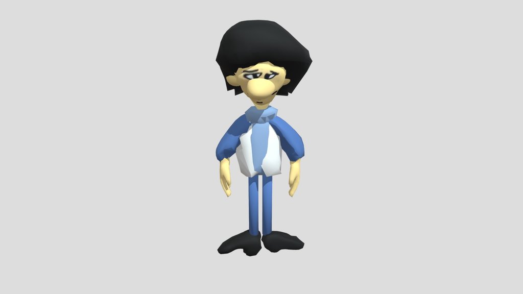 Beatles Cartoon Ringo Starr (not rigged yet)