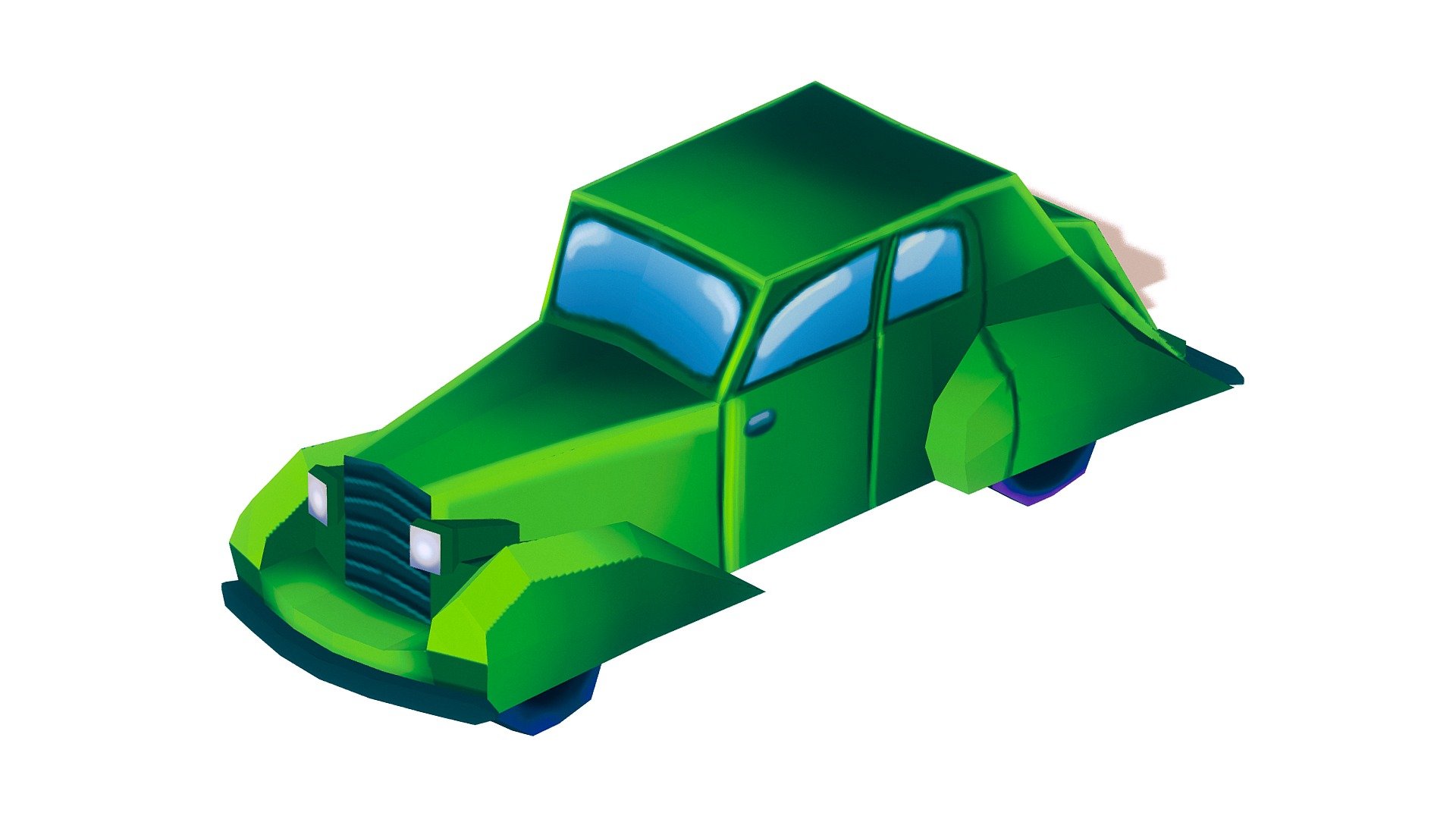 Low-poly car