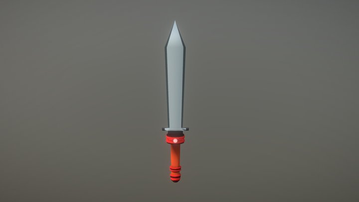 Simple Sword B2.8 3D Model