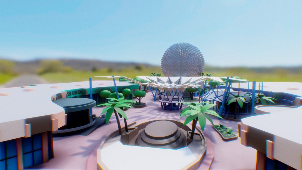 Epcot Futureworld - Disney World Theme Park - VR